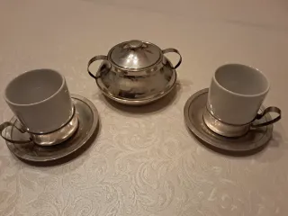 Servizio caffè 2 tazze e zuccheriera