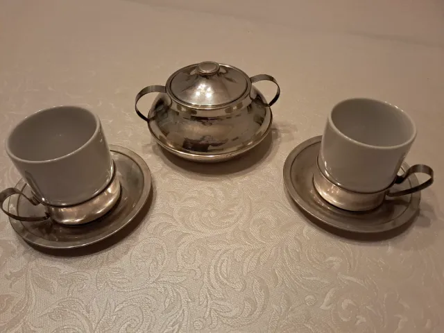 Servizio caffè 2 tazze e zuccheriera