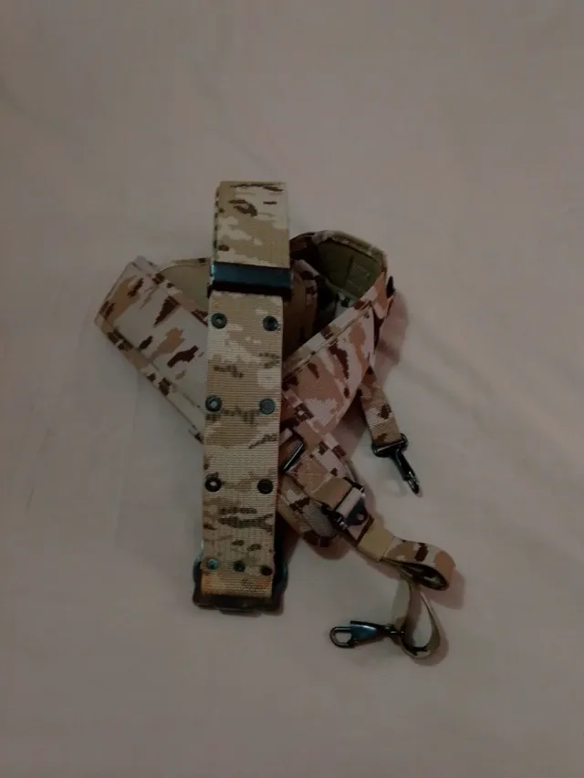 Cinturón y Trinchas Militares Camuflaje
