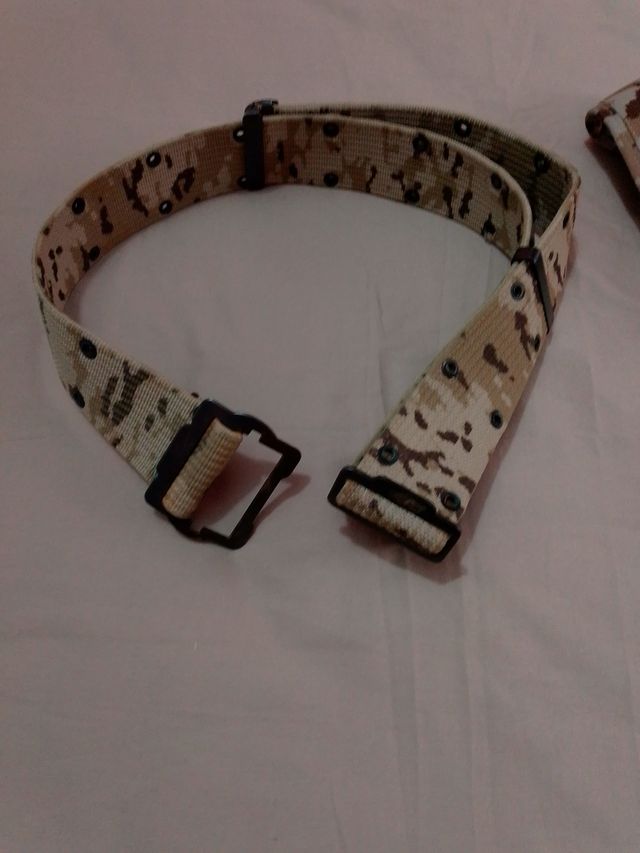 Cinturón y Trinchas Militares Camuflaje