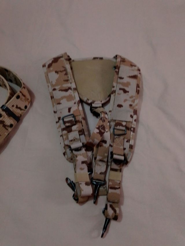 Cinturón y Trinchas Militares Camuflaje