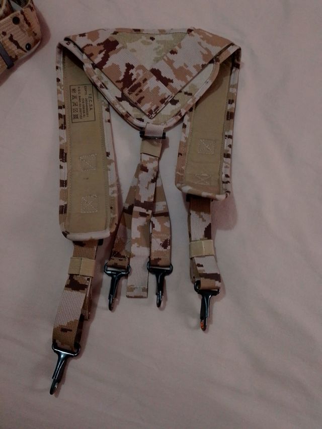 Cinturón y Trinchas Militares Camuflaje