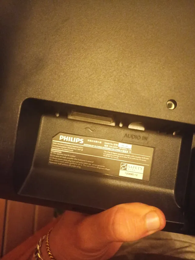 Pantalla Philips Negra