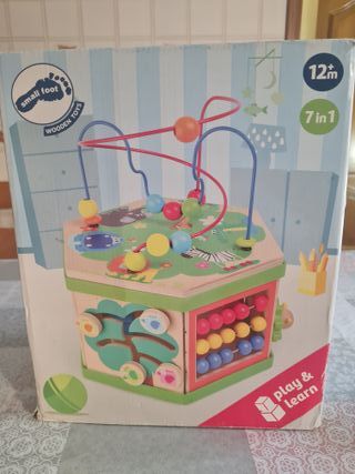 Cubo Motricità Safari in Legno usato