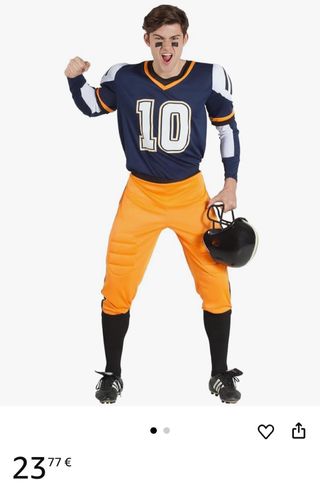 Disfraz Rugby Adulto