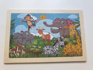 Puzzle infantil animales de la selva