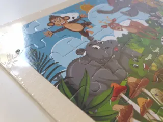 Puzzle infantil animales de la selva