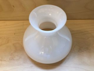 Paralume in vetro bianco