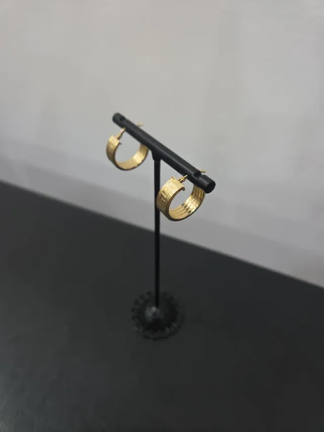 Pendientes Aro Oro 18k Diseño Versace