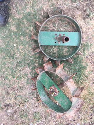 Ruedas de hierro para motoazada 50 cm