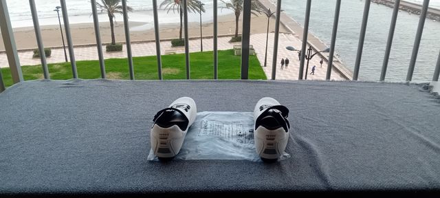 Zapatillas Ciclismo Ruta/MTB Blancas