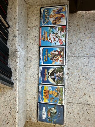 Lote 6 Películas Infantiles DVD Español