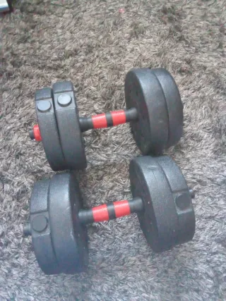 Mancuernas ajustables 1.5KG y 2kg