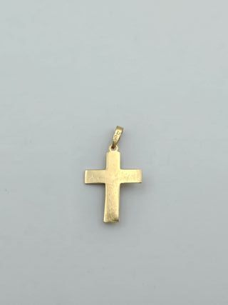 Colgante de Oro 18K, Cruz, crucifijo, 2,1gr, 3cm