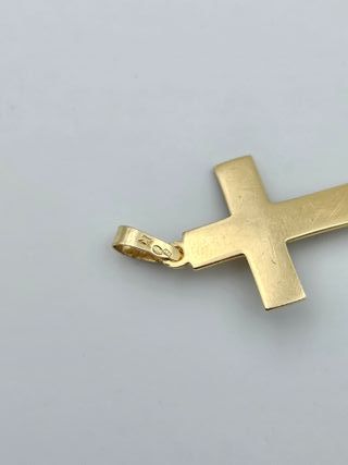 Colgante de Oro 18K, Cruz, crucifijo, 2,1gr, 3cm