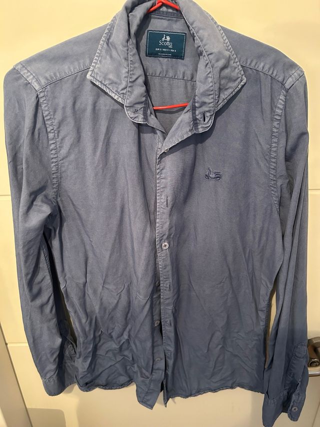 Camisa Scotta S Azul Vaquera Hombre