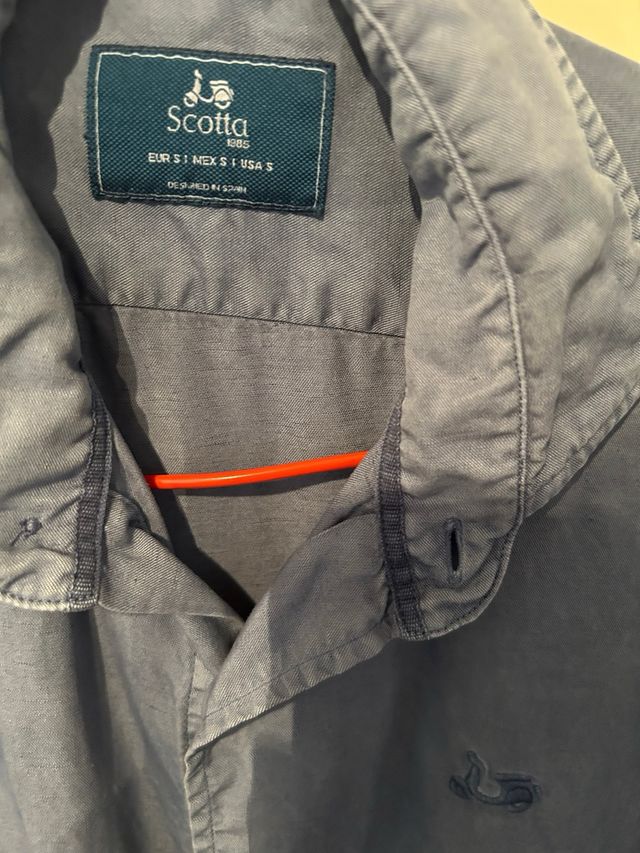 Camisa Scotta S Azul Vaquera Hombre