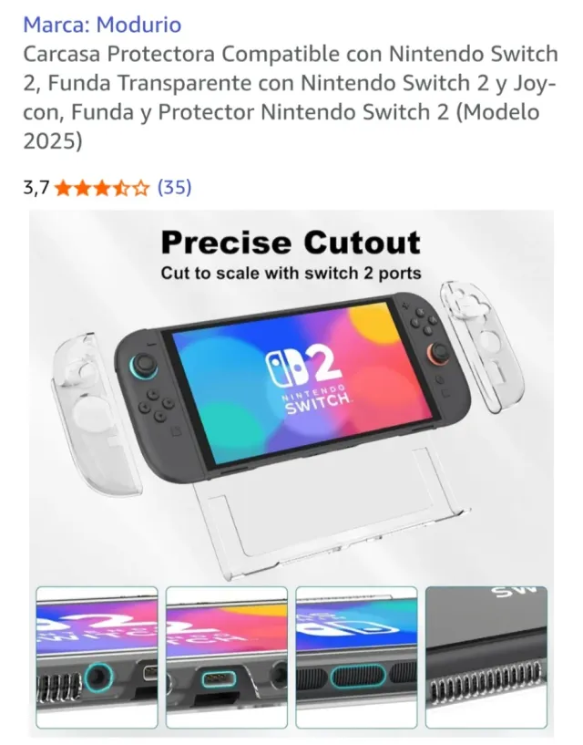 Funda Protectora HeysTop para Nintendo Switch 2