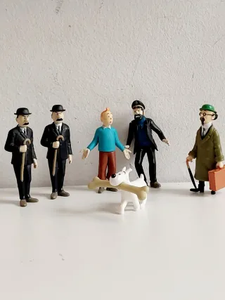 Lote Figuras Tintín PVC 9cm