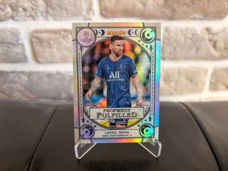 Cromo Leo Messi Topps Merlin PSG Champions League
