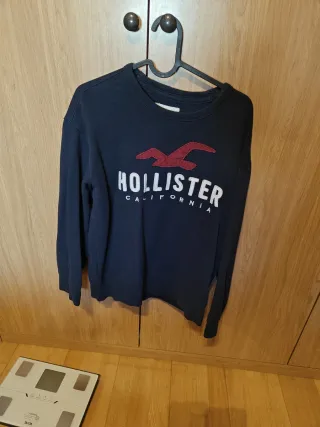 Sudadera Hollister Azul Talla S