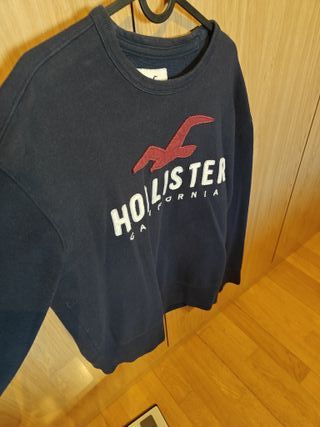 Sudadera Hollister Azul Talla S