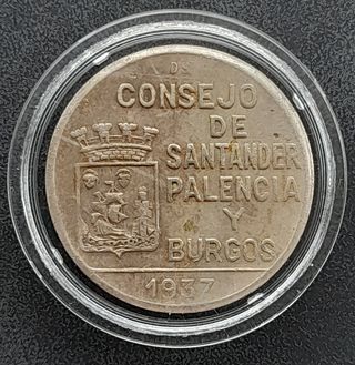 1Pta 1937 Consejo Santander, Palencia y Burgos