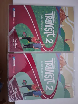 Libros de francés Tránsit 2°ESO. Nuevos sin usar.