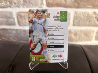 Cromo Cristiano Ronaldo Real Madrid Metal Cards