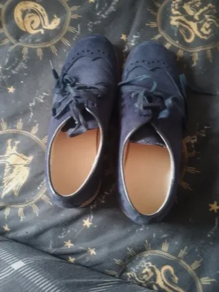 Zapatos comunión niño azul