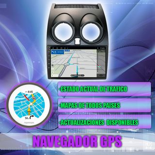 PANTALLA GPS NISSAN QASHQAI 2006-2014 CARPLAY 4G