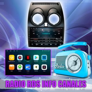 PANTALLA GPS NISSAN QASHQAI 2006-2014 CARPLAY 4G