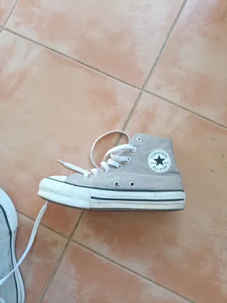 Zapatillas Converse All Star gris 