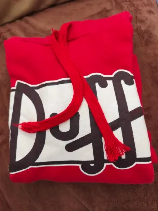 Sudadera Duff Beer Roja