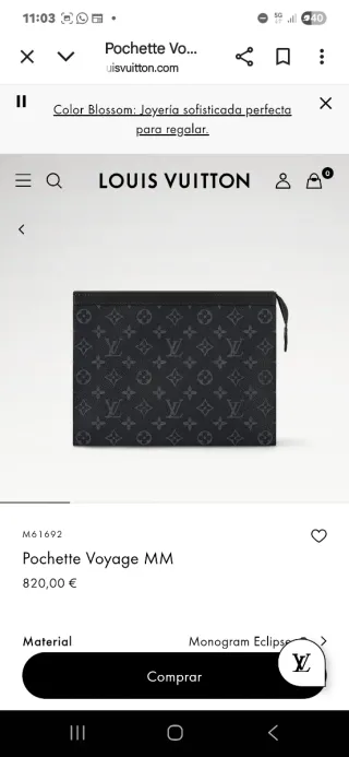 Pochette Voyage MM Monogram Louis Vuitton