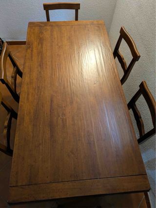 Tavolo Legno Allungabile con 6 Sedie