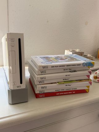 Consola Wii + 6 Juegos