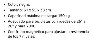 Rodillo entrenamiento bicicleta