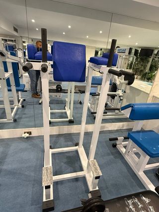Lote de máquinas de gimnasio 