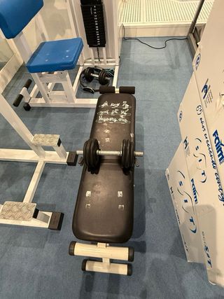 Lote de máquinas de gimnasio 