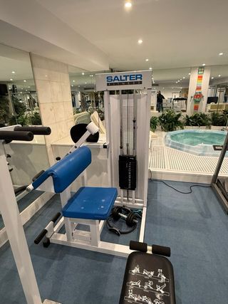 Lote de máquinas de gimnasio 