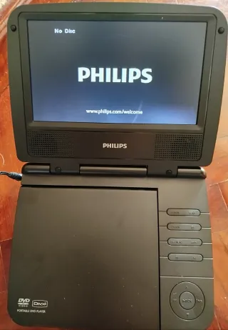 Reproductor DVD Portátil Philips 7 Pantalla Ancha