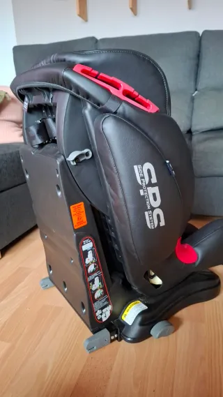 Silla coche Becool Thunder Isofix negro. G 1,2,3