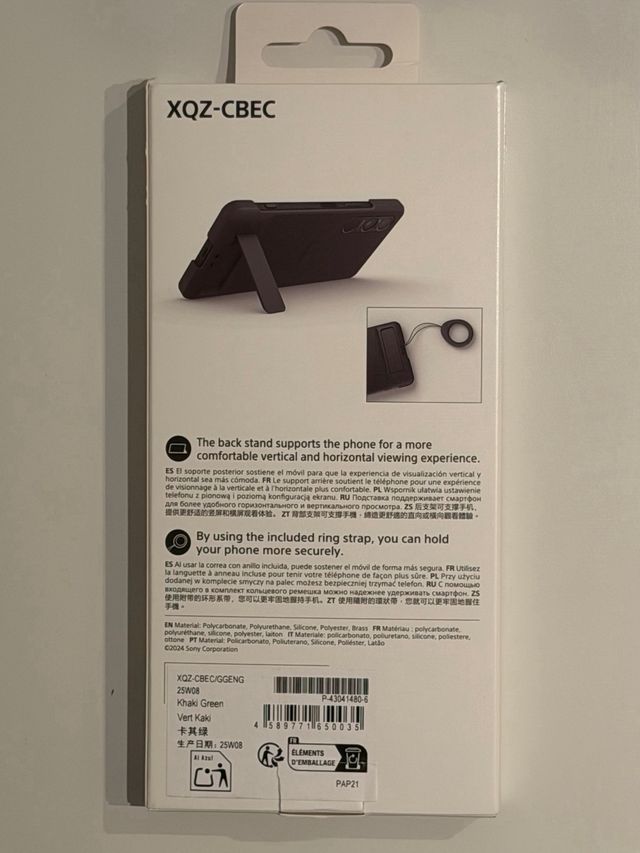 Custodia ufficiale per Sony Xperia 1 VI Support e magsafe