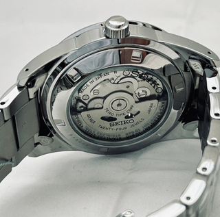 Seiko SCVE051 Open Heart Reloj Automático Azul