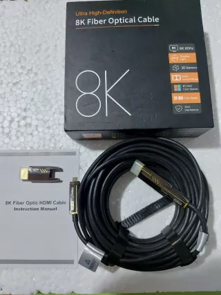 Cable 8K Fibra Óptica HDMI 15m
