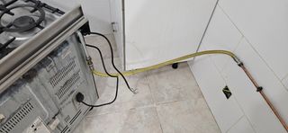 Cocina 5 fuegos gas 90cm horno eléctrico BEKO