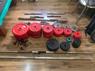 Pesas Salter y Barras Gimnasio