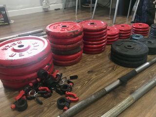Pesas Salter y Barras Gimnasio