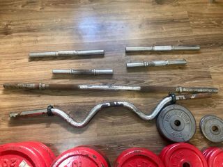 Pesas Salter y Barras Gimnasio